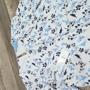 Draper James printed denim popover size 4